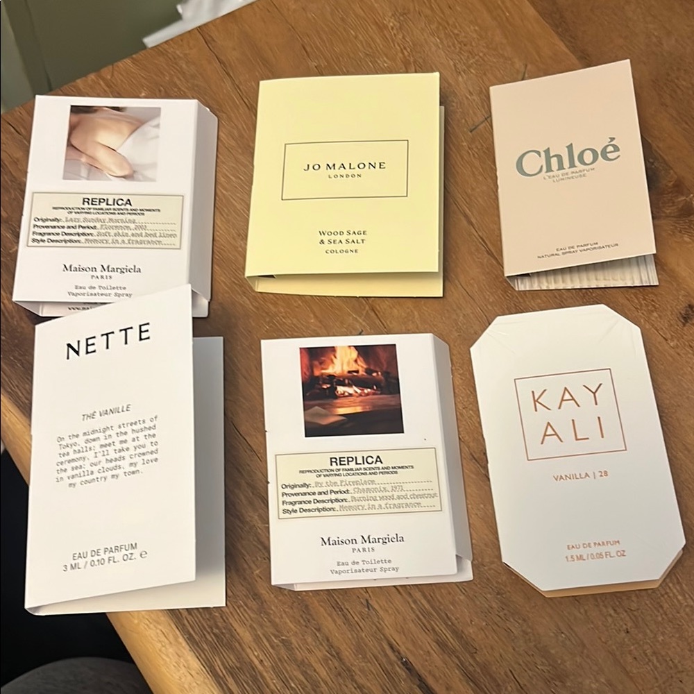 Assortment of Fragrance Samples